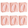 6Pcs Rectangle Paper Gift Storage Bags with Ribbon Handles ABAG-TA0001-65D-2