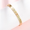 304 Stainless Steel Micro Pave Cubic Zirconia Hinged Bangles for Women BJEW-Z146-02G-4