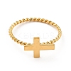 304 Stainless Steel Signet Finger Ring RJEW-P036-01G-A-2