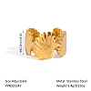Ocean Themes Stainless Steel Cuff Rings CD7361-4-2