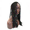 Iron Dreadlocks Beads Hair Decoration X-IFIN-S696-110RG-3