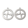 Non-Tarnish 201 Stainless Steel Pendants STAS-Q216-05P-1