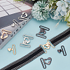 6Pcs 3 Colors Heart Alloy Belt Strap Buckles FIND-WR0010-57-4