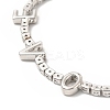 Cubic Zirconia Chain Bracelet BJEW-A132-25P-3