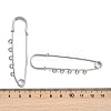 304 Stainless Steel Safety Pins Brooch Findings STAS-K252-05C-P-3