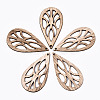 Unfinished Hollow Wood Big Pendants WOOD-N006-92-1