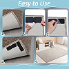 18Pcs Rectangle Polyurethane Carpet Non-Slip Mat DIY-BC0016-08-4