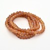 Full Rainbow Plated Faceted Rondelle Glass Beads Strands EGLA-J054-4x3mm-FR03-2