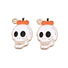 Halloween Theme Alloy Enamel Pendants ENAM-T020-07B-2