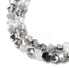 Electroplate Glass Beads Strands X-EGLA-D018-02C-3