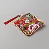 Square Cloth Jewelry Packing Pouches Drawstring Bags with Tassel ABAG-WH0032-68E-3