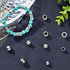40Pcs 5 Styles 201 & 304 Stainless Steel European Beads STAS-BBC0001-98-4