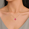Alloy Pendants fore Enamel ENAM-CJ0001-32-8