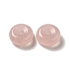Natural Rose Quartz European Pendants G-M397-01B-2