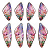 Transparent Resin Wing Pendants Set RESI-TAC0021-01C-8