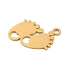 Ion Plating(IP) 304 Stainless Steel Pendants STAS-B056-18G-2