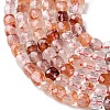 Natural Hematoid Quartz/Ferruginous Quartz Beads Strands GG-CBAE031-B01-4