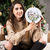 DIY Flower Embroidery Kits DIY-GL0004-115-7