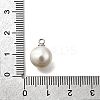 ABS Plastic Imitation Pearl Pendants FIND-H052-01F-01P-3