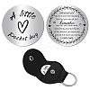 1Pc 304 Stainless Steel Commemorative Coins AJEW-CN0001-43V-1