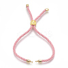 Cotton Cord Bracelet Making KK-F758-03D-G-1