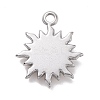 Non-Tarnish 304 Stainless Steel Pendants STAS-A063-16P-2