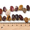 Natural Mookaite Beads Strands G-P604-A19-01-3