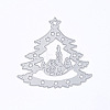 Christmas Theme Frame Carbon Steel Cutting Dies Stencils DIY-F046-11-1