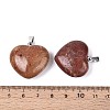 Natural Polychrome Jasper/Picasso Stone/Picasso Jasper Pendants G-N349-05C-P-3