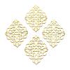 Brass Filigree Joiners KK-K184-21C-RS-1