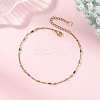 304 Stainless Steel Link Chains Anklets AJEW-AN00840-1