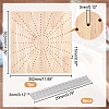 Wooden Crochet Blocking Board DIY-WH0387-22A-2