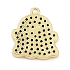 Rack Plating Brass Cubic Zirconia Pendants KK-D031-04G-01-2