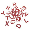 Glitter Hotfix Rhinestone Iron on Patches DIY-CD0001-10C-4