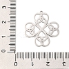 Anti-Tarnish 304 Stainless Steel Pendants STAS-S150-09P-3