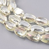Electroplate Glass Beads Strands EGLA-G036-A-FR02-3