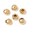 Real 24K Gold Plated Brass Round Spacer Beads X-PALLOY-M029-03G-2