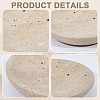 Flat Round Shape Marble Desktop Storage Tray AJEW-WH0348-408-4