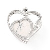 Natural Howlite Pendants G-C236-01E-P-RS-3