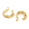 Brass Micro Pave Cubic Zirconia Cuff Earrings EJEW-C104-093G-2