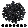 100Pcs 1-Hole Cloth Shank Buttons BUTT-FH0001-024-1