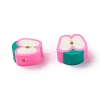 Handmade Polymer Clay Beads X-CLAY-R069-01C-01-2