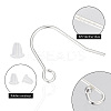 6 Pairs 3 Style 925 Sterling Silver Earring Hooks FIND-GO0001-70-3