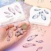 DIY Transparent Resin Wing Dangle Earring Making Kit DIY-TA0010-23-6