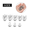 30Pcs 3 Style 304 Stainless Steel Jump Rings and 30Pcs 5 Style 316 Stainless Steel Lobster Claw Clasps STAS-FH0001-37-4