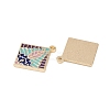 Rack Plating Alloy Enamel Pendants FIND-I038-04G-2