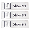 430 Stainless Steel Sign Stickers STAS-GF0001-06E-2