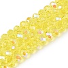 Electroplate Glass Beads Strands LS-EGLA-A044-T8mm-L29-1