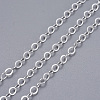 Brass Flat Oval Cable Chains CHC029Y-S-2