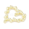 Rack Plating Alloy Crystal Rhinestone Pendants PALLOY-F018-16G-02-2